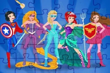 SnowWhite Rapunzel Elsa Ariel Belle jigsaw puzzle