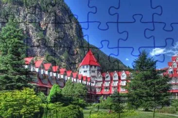 hotel_canmore_canada_nature_ jigsaw puzzle