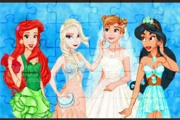 Ariel Elsa Anna Jasmine