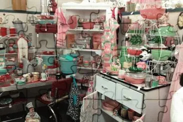 Retro Kitchenware Display jigsaw puzzle