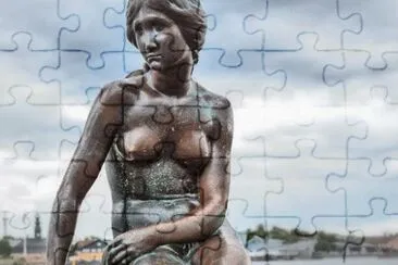 Little Mermaid of Oresund. jigsaw puzzle