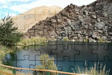 Laguna de la NiÃ±a Encantada. Mendoza. Argentina jigsaw puzzle
