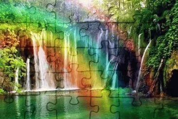 æ™¯ä¸­å½©è™¹ jigsaw puzzle