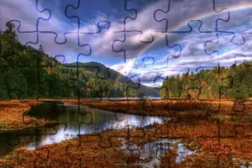 æ™¯ä¸­å½©è™¹ jigsaw puzzle