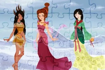 Pocahontas Megara Mulan