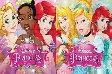 Rapunzel Tiana Ariel Aurora Cinderella jigsaw puzzle