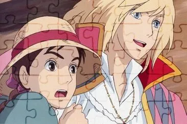 פאזל של howl 's moving castle