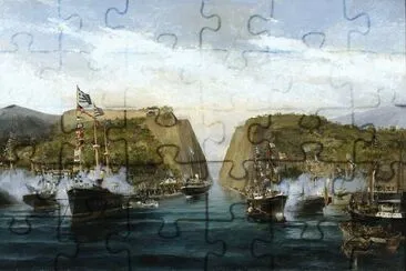 Corinth canal inauguration jigsaw puzzle