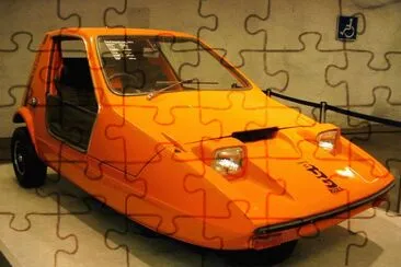Auto 1970 Bond Bug Three Wheeler jigsaw puzzle
