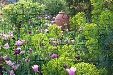 Pink and Purple Spring Blooms jigsaw puzzle