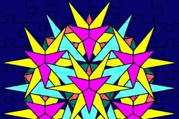 Star mandala jigsaw puzzle