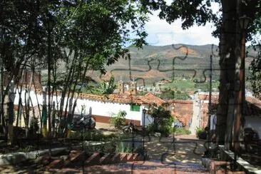 Vista del pueblo desde el camposanto