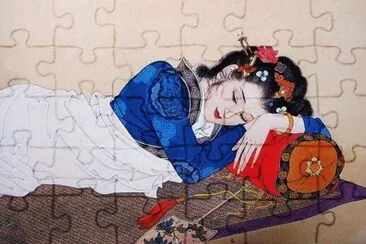 ç¾Žä»•å¥³å·¥ç­†ç•« jigsaw puzzle