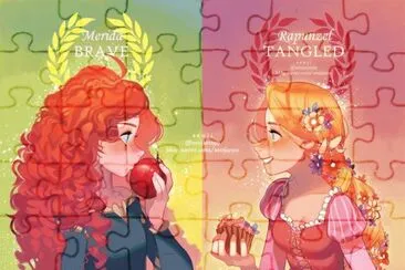 Merida Rapunzel