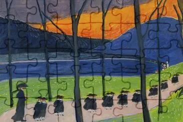 Marianne von Werefkin  1860-1938 jigsaw puzzle