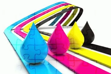 CMYK jigsaw puzzle