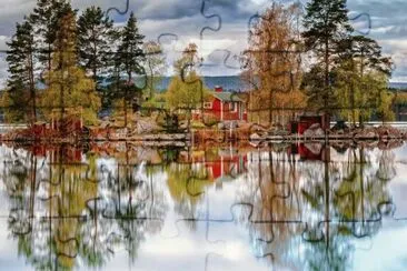 Beautiful Lake Reflection jigsaw puzzle