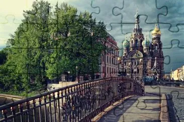 St Petersburg Bridge jigsaw puzzle