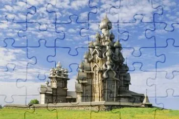 פאזל של Wooden Cathedral