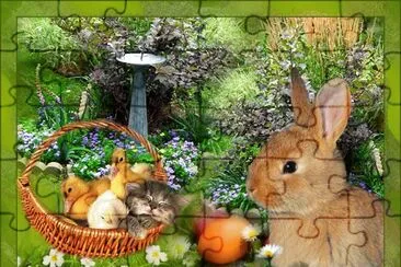 Bunt jigsaw puzzle