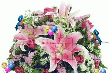 Arreglo Floral/Feliz Dia de las Madres jigsaw puzzle