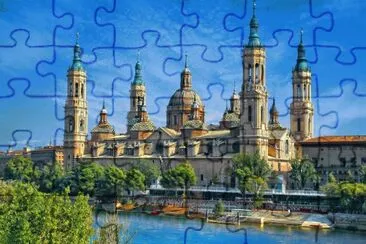 Basilica-Pilar-Zaragoza-Spain jigsaw puzzle