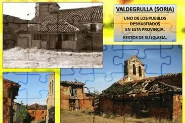VALDEGRULLA (SORIA) - RESTOS DE SU IGLESIA jigsaw puzzle