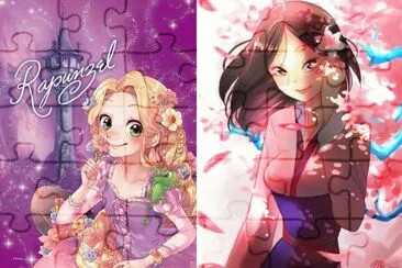 פאזל של Rapunzel Mulan