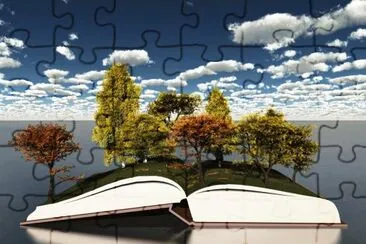 natural-open-book jigsaw puzzle