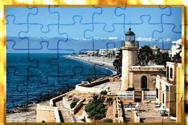 ROQUETAS DE MAR (ALMERIA) â€“ CASTILLO DE SANTA ANA jigsaw puzzle