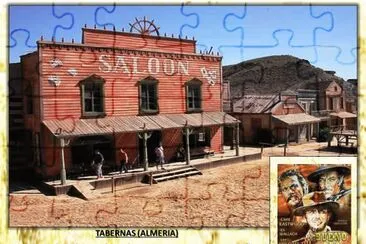TABERNAS (ALMERIA) - ESCENARIO DE RODAJES jigsaw puzzle