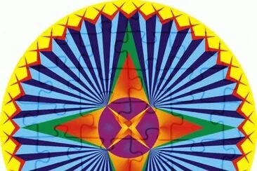 Mandala jigsaw puzzle