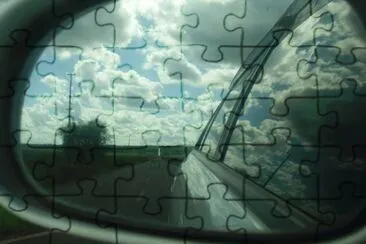 פאזל של clouds in the rear view mirror