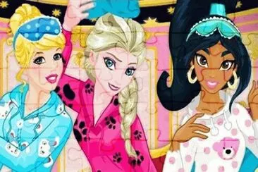 Cinderella Elsa Jasmine jigsaw puzzle