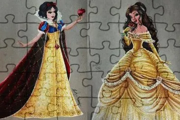 SnowWhite Belle jigsaw puzzle