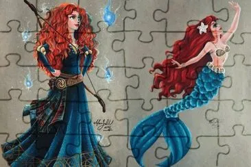 Merida Ariel jigsaw puzzle
