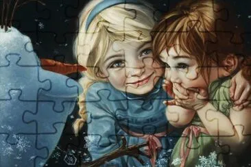 Elsa Anna jigsaw puzzle