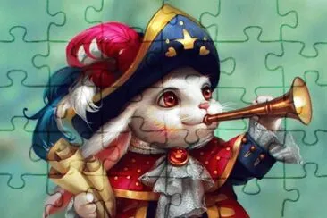 Conejo Trompetista jigsaw puzzle