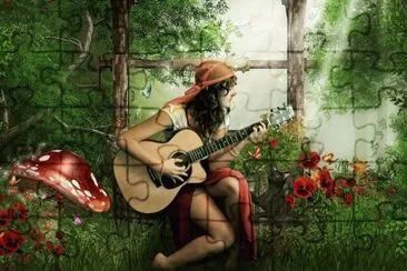 Chica Musiquera jigsaw puzzle