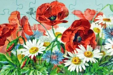 flores acuarelas