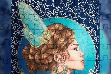 Lady in Blue