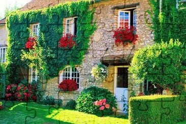 fachada casa rustica jigsaw puzzle