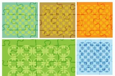 èŠ±ç´‹å¸ƒæ–™ jigsaw puzzle
