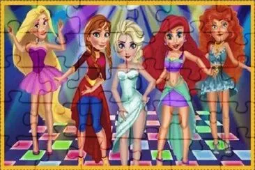 Rapunzel Anna Elsa Ariel Merida