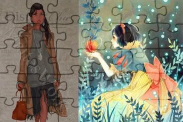 Pocahontas SnowWhite jigsaw puzzle