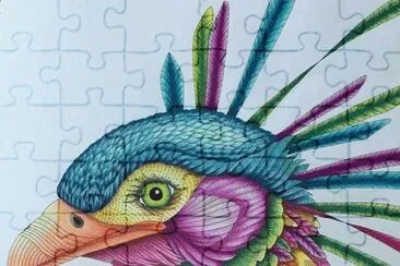 Colored Bird jigsaw puzzle