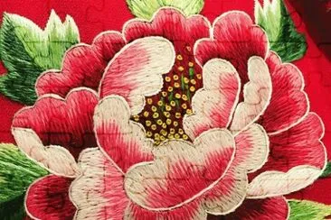 Embroidery Far East jigsaw puzzle