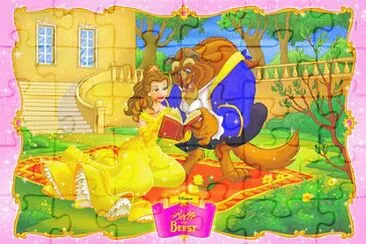 פאזל של la bella y la bestia