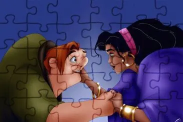 jorobado y esmeralda