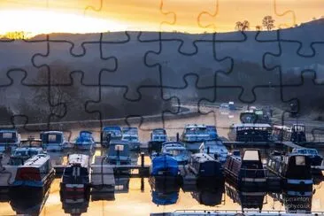 פאזל של Auchinstarry Marina Boats Kilsyth